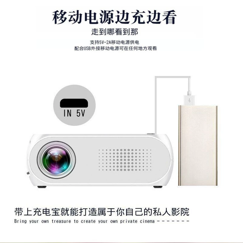 Новый мини-проектор YG320 в домашних условиях портативный LED миниатюрный высокой чёткости 1080p маленький проектор производитель
