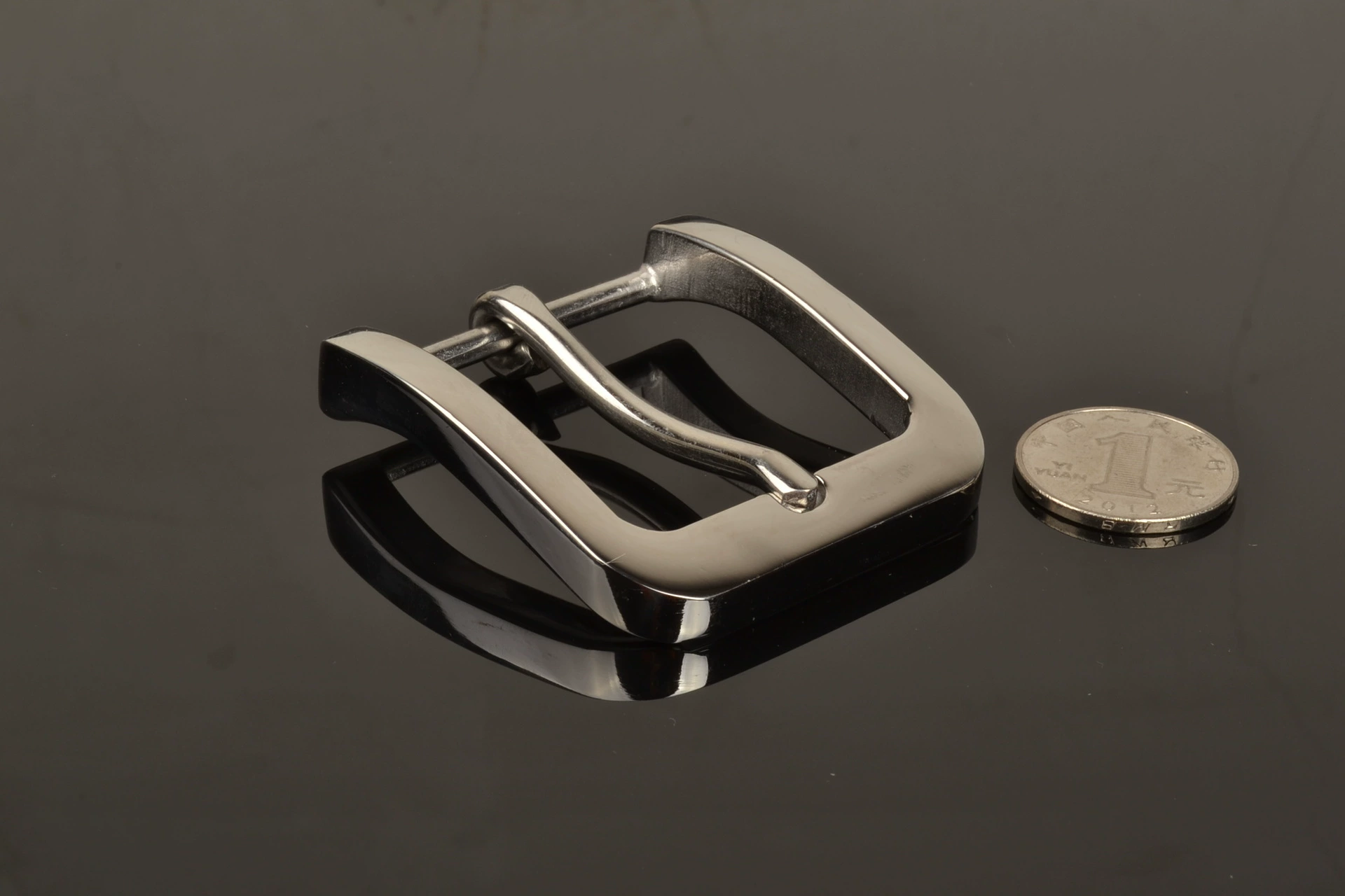 Stainless Steel Belt Buckle, Cowhide Compatible, Brushed or Mirror Finish, 35–40 mm