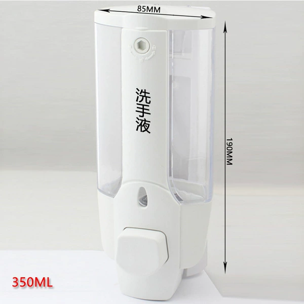 Playing hand washing liquid titanium white white transparent bottle