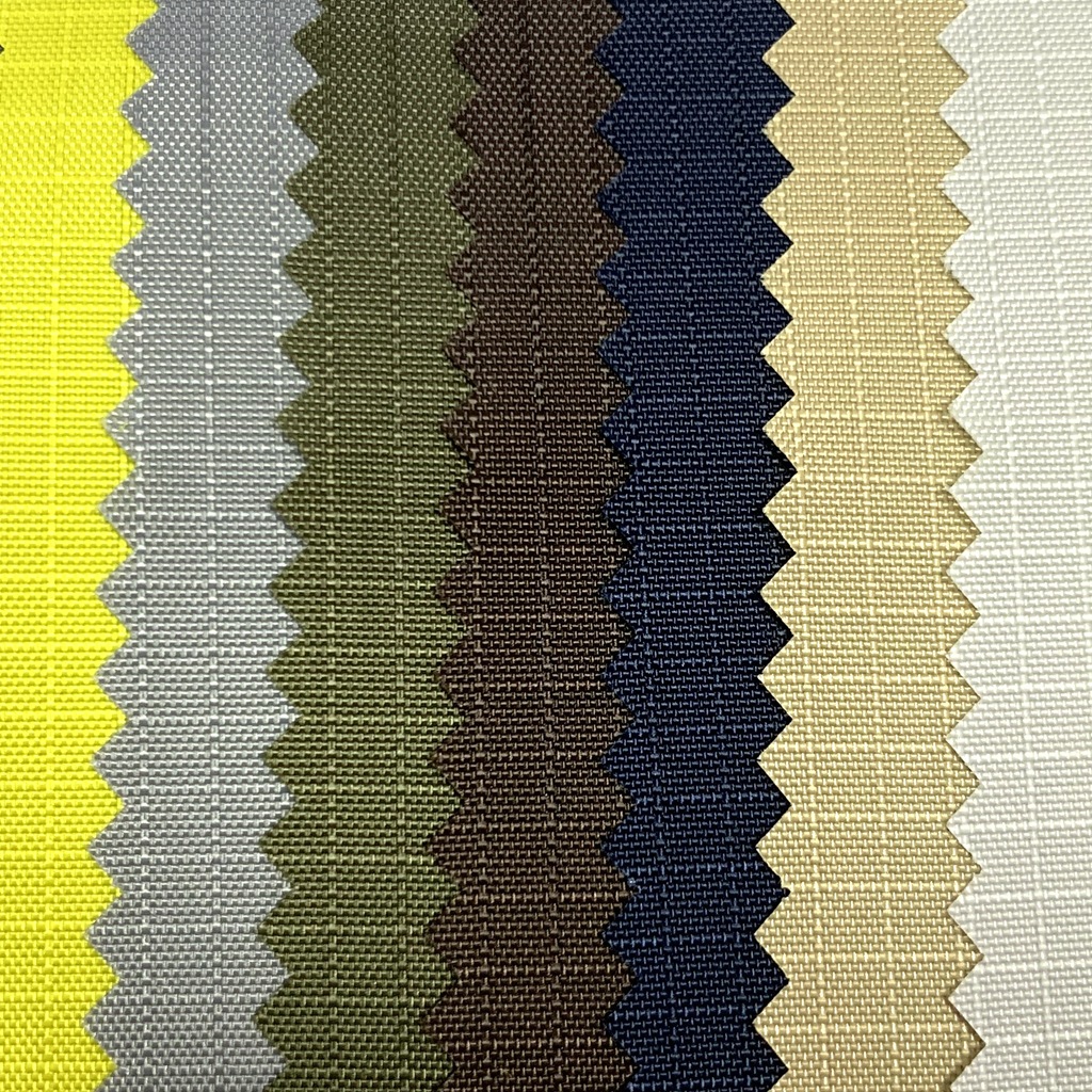 现货涤纶三分格 防泼水格子加厚210D涤纶长丝四毫米正方形格子