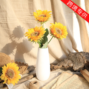 Simulation flower sunflower sunflower wedding home small flower fake flower simulation bouquet spot wholesale