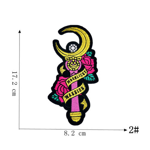 Lianxing Computer Embroidered Badge Clothing Accessories Patch Fairy Magic Wand Embroidery Cloth Sticker Adhesive