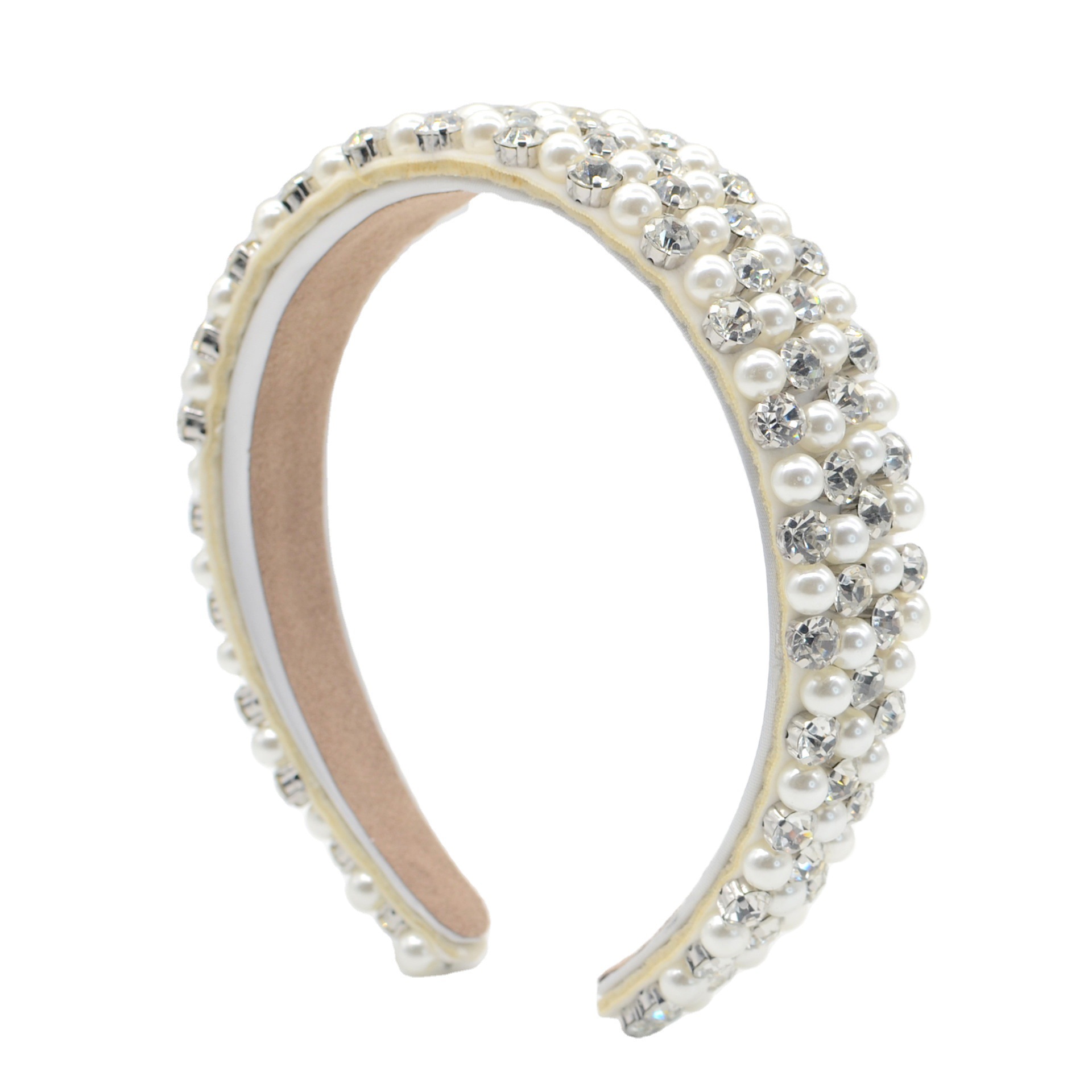 Transfronterizo europeo y americano barroco rhinestone perla diadema diamante completo diadema danza pasarela coreano cristal diadema