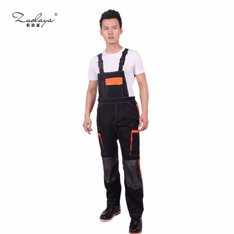 Comercio exterior reparación de automóviles mono multi-bolsillo de la Liga pantalones tirantes pantalones puerta y ventana ropa de instalación hilo elástico suspender