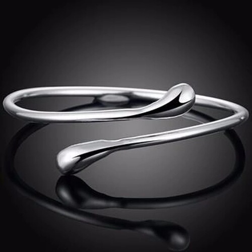 European and American fashionable and simple water drop four-piece set, ring, earrings, necklace, bracelet, four-piece set wholesale