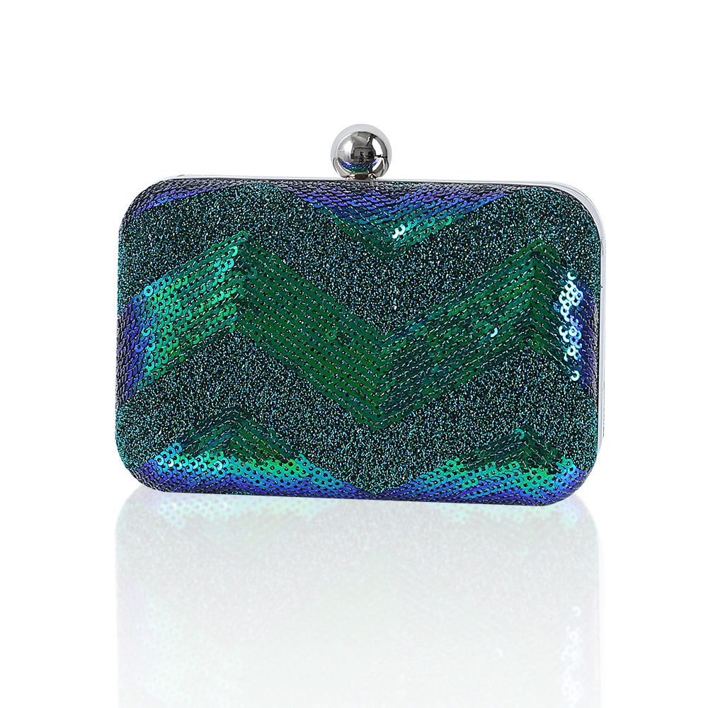 Moda estilo europeo y americano portátil mini lentejuelas bolsa fiesta cena bolsa apoyos bolsa embrague crossbody pequeña bolsa entrega