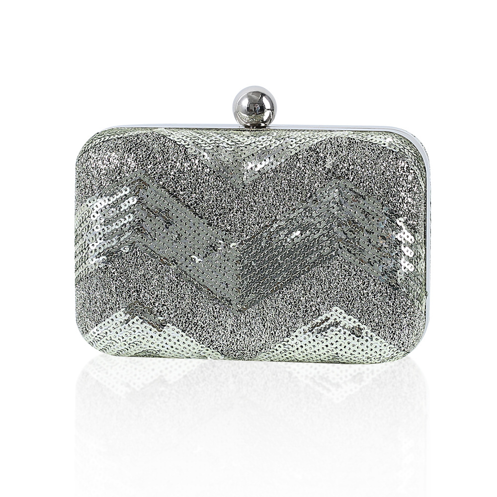 Moda estilo europeo y americano portátil mini lentejuelas bolsa fiesta cena bolsa apoyos bolsa embrague crossbody pequeña bolsa entrega