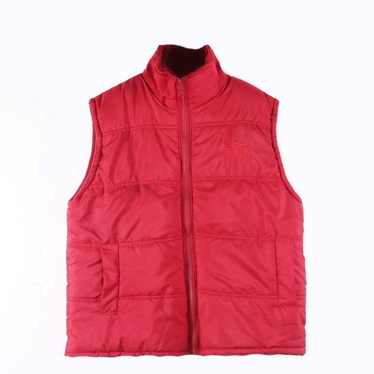 中老年马甲冬季新款女式马甲背心 纯色休闲保暖短款棉麻马甲