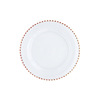 Scandinavian glossy creative hotel decorations home use, dinner plate, Nordic style, pearl silver