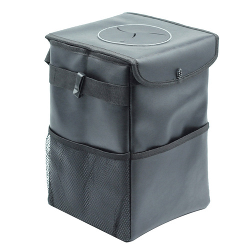 Amazon Car Foldable Waterproof Trash Can Peel Box Car Supplies Creative Car Seat Back Storage Bag