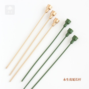 Eternal Flower Rose Gift Box Plastic Flower Pole Extension Pole Flower Mud Pole Micro Landscape Making Flower Holder