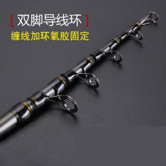 Wholesale spinning rod long cast light weight spinning rod set hard carbon fishing rod complete fishing tackle set