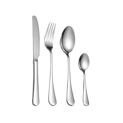 304 stainless steel tableware 1010 hotel western food thickened steak knife, fork and spoon home dining knife spoon fork wholesale