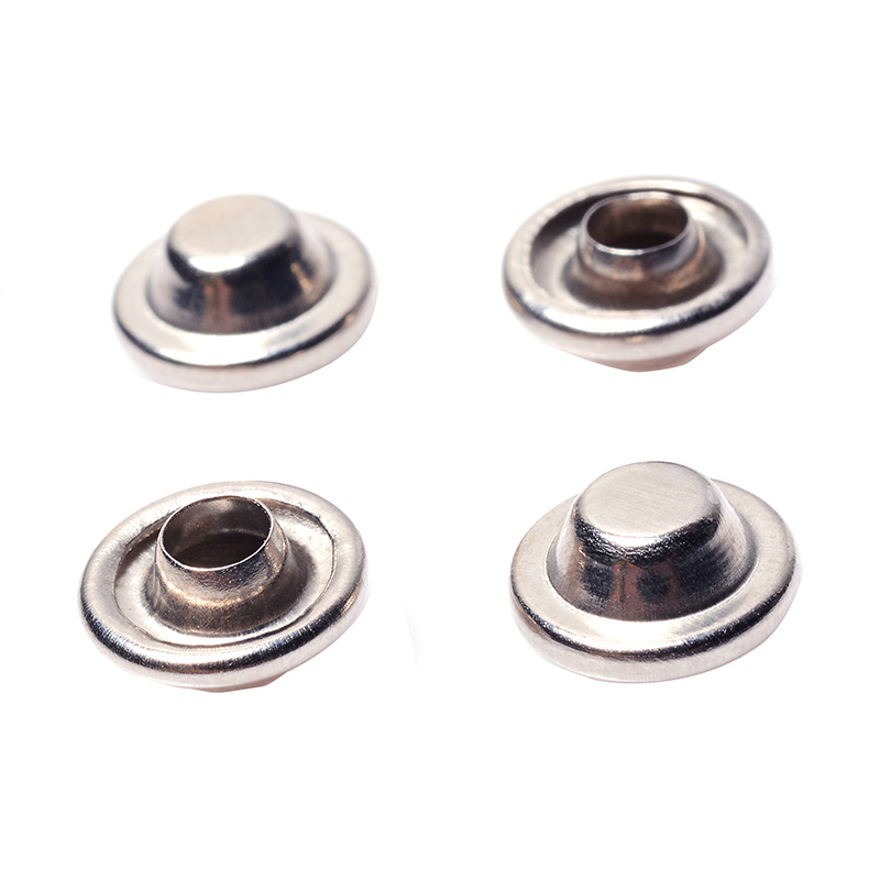 厂家批发鞋包服饰五金配件金属铆钉 圆形8厘双层水桶帽钉配套