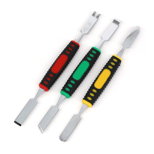 Three-in-one multifunctional metal crowbar, tablet computer cover opening crowbar, Apple Android phone disassembly and repair tool