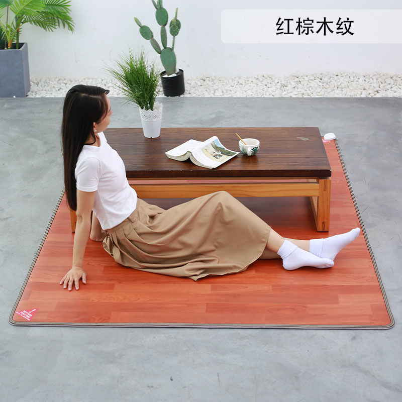 레드 다크 브라운 우드 그레인