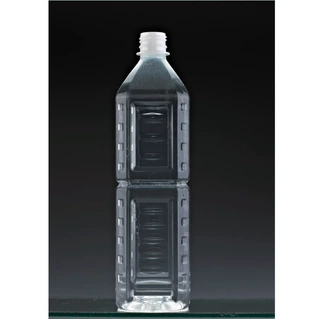 PET瓶耐高温瓶塑料瓶饮料瓶酱料瓶耐热瓶1000ml方瓶 156只/箱配盖