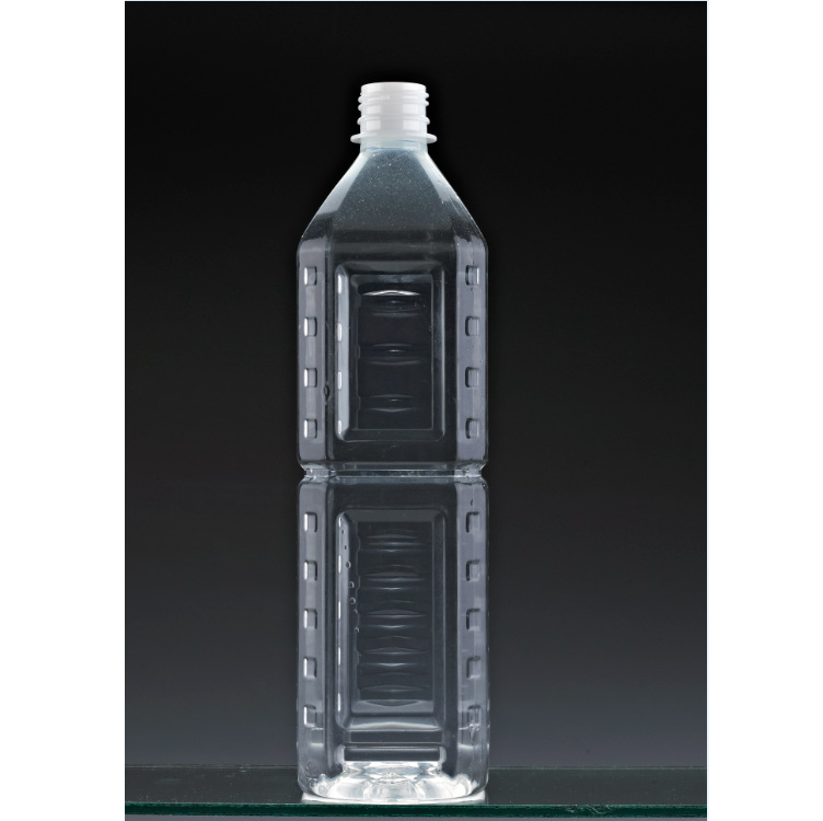 PET瓶耐高温瓶塑料瓶饮料瓶酱料瓶耐热瓶1000ml方瓶 156只/箱配盖