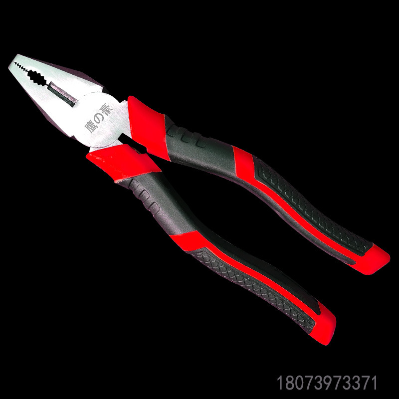 FUENTE fabricante de herramientas de hardware de 8 pulgadas de acero al carbono PVC mango plano Alicates de alambre vise