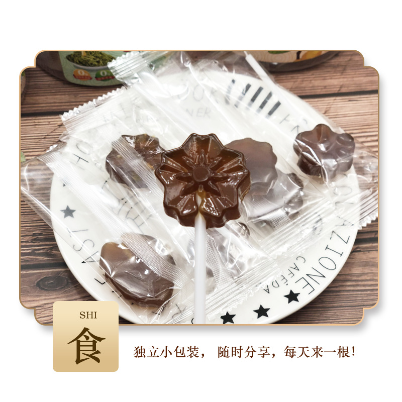 歐伽枇杷糖薄荷糖批發兒童手工清潤糖果瓶裝寶寶新年梨膏棒棒糖
