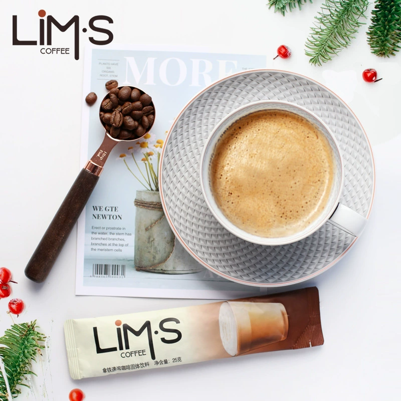 Lims zero -astringent Malaysia original imported quick -soluble coffee silk sloped latte three -in -one iconic office leisure