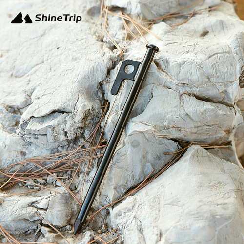 Mountain fun outdoor multi-functional bold tent ground nails cast steel metal ground nails canopy beach fixed camping camp nails