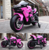 Electric three-wheel motorcycle, toy, transport suitable for men and women girl's electric battery with seat, new collection