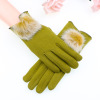 Keep warm gloves, warm street set, velvet demi-season roly-poly doll