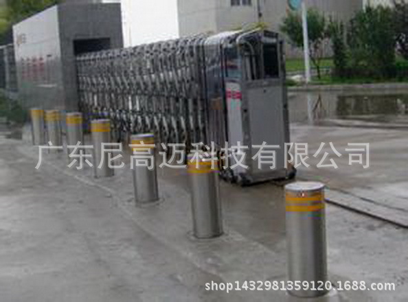 供应219圆管自动升降护桩, 控制开关防撞挡车柱,防恐升降路障机
