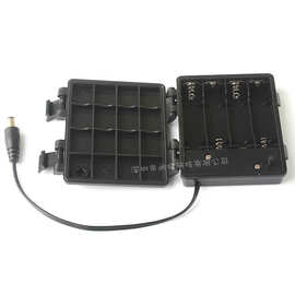 AA定时电池盒5号2节/3/4/6节 防尘防水防潮 五号电池箱功能翻扣式