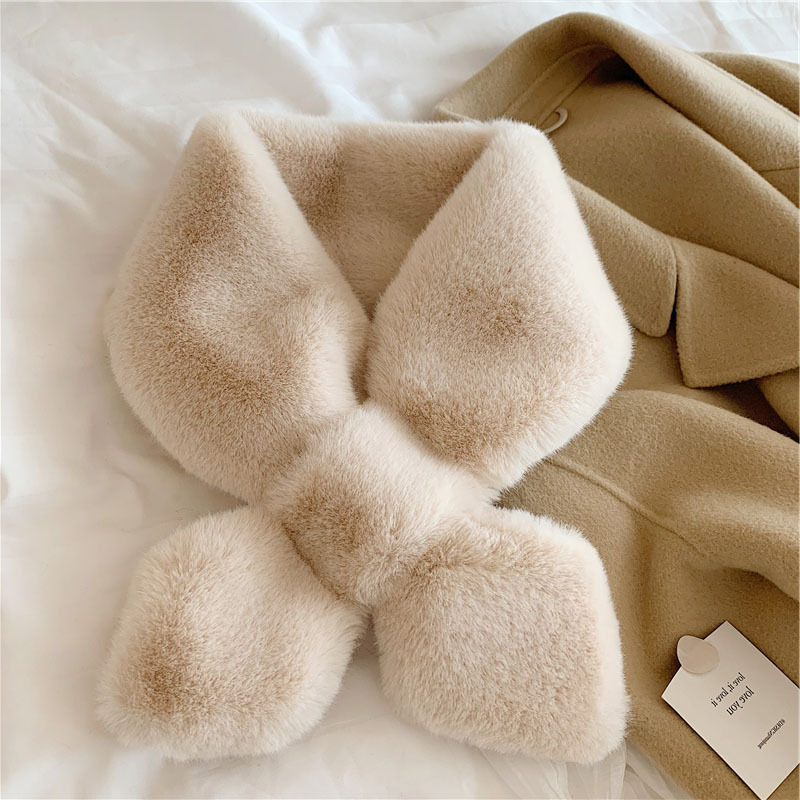 Demi-season solid color keep warm scarf
