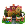 Resin fish tank resin landscaping villa garden princess houseframe shrimp house tree hole small villa