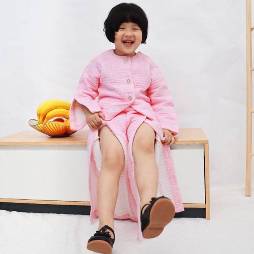 Children's fracture care clothing, hand and foot plasters, easy to put on and take off clothes, pajamas, children's hospital gown, fully open