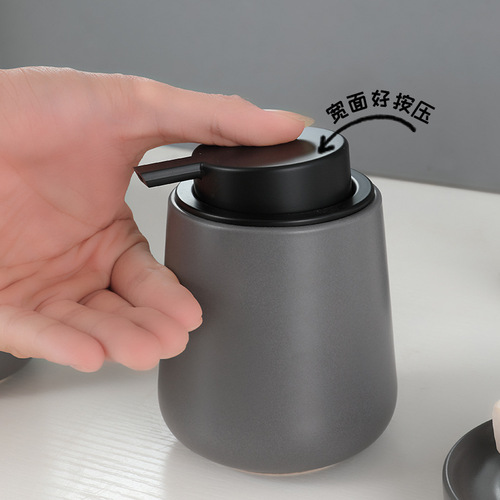 Minimalist Bathroom Suite Ceramic Bathroom Hotel Toothbrush Holder Mouthwash Cup Washing Set Lifestyle Bathroom Home Decor