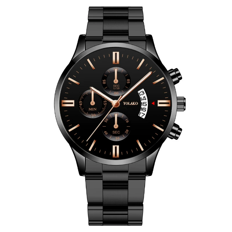 Men's fashionable calendar, swiss watch, men's watch, steel belt, (Physicals), wholesale