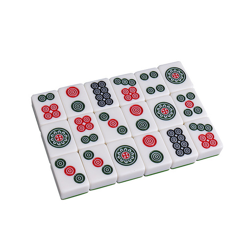 Factory supply melamine mahjong plastic box travel dormitory children portable entertainment educational small mahjong