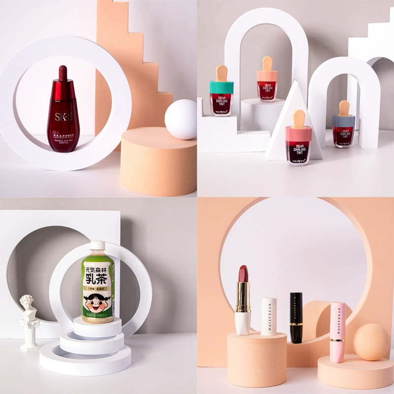 Куб Фотография Реквизит Трапециевидная Полая Геометрия Фотография Украшения Фотография Фон ins Простая Фотография