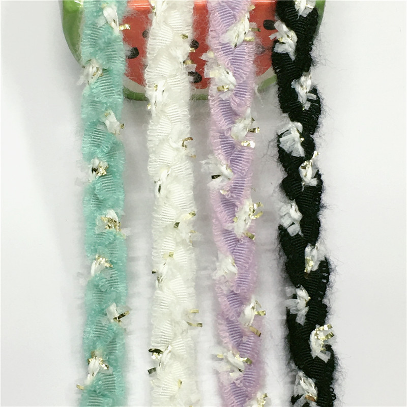 小香风钩编金丝织带花边 鞋帽箱包装饰 礼服舞台装服装辅DIY手工