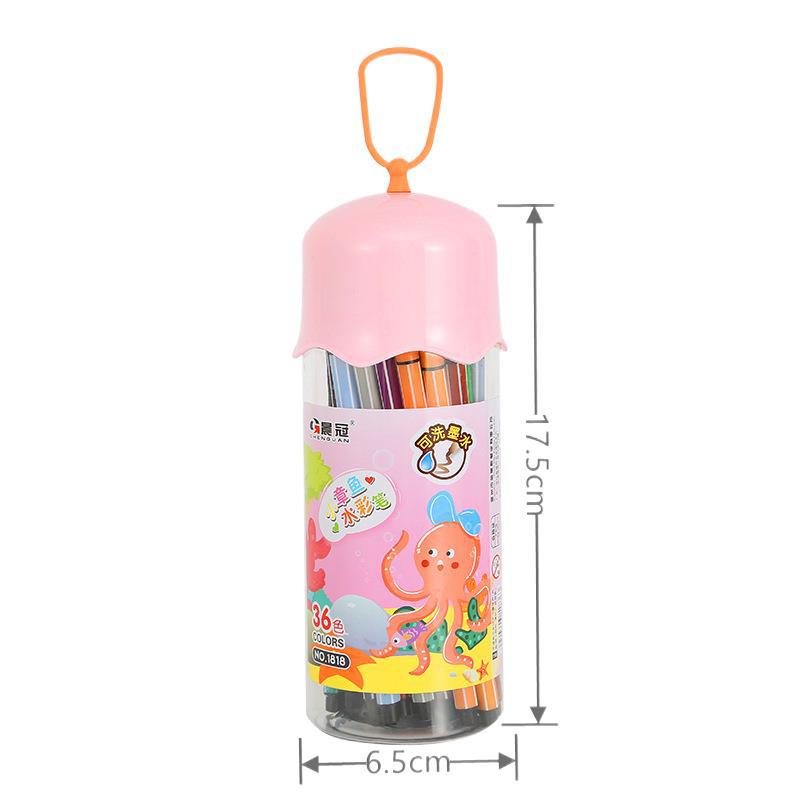 Fabricante de 12 Colores para niños suministros de arte creativo color pintura pincel papelería Premio color pluma acuarela pluma al por mayor