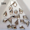 Genuine Swarov 2771 Diamond -shaped kite flat diamond & hot diamond Austrian crystal accessories kite drill