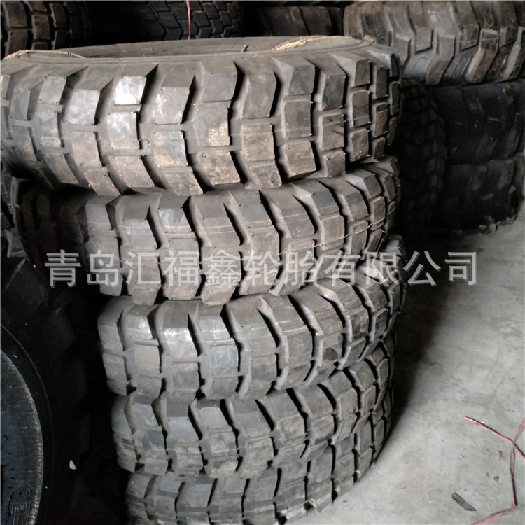 供应工程机械轮胎13.00-20 越野花纹轮胎配内胎垫带