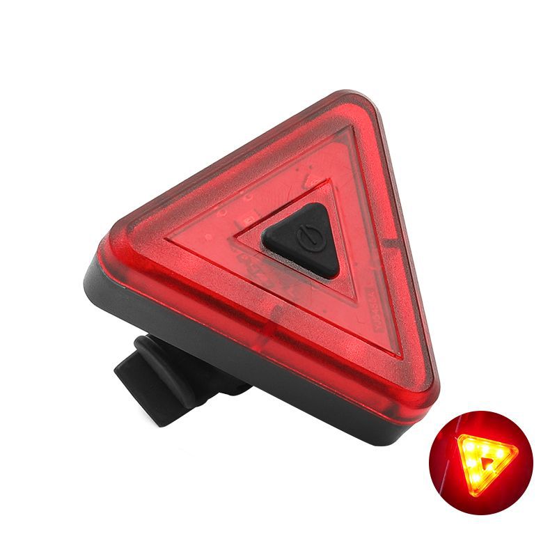 Leadbike Mountain Bike Triangle Tail Light USB Charging Warning Light Cross-border New Riding Accessories