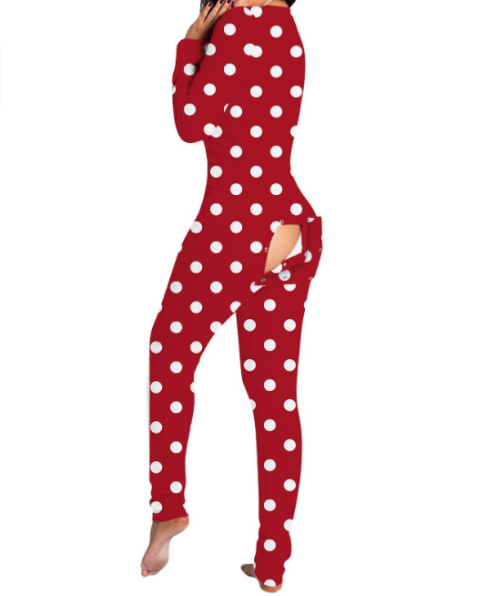 2021 estación independiente Amazon nuevo mono botón impreso botón funcional Flip pijamas para adultos