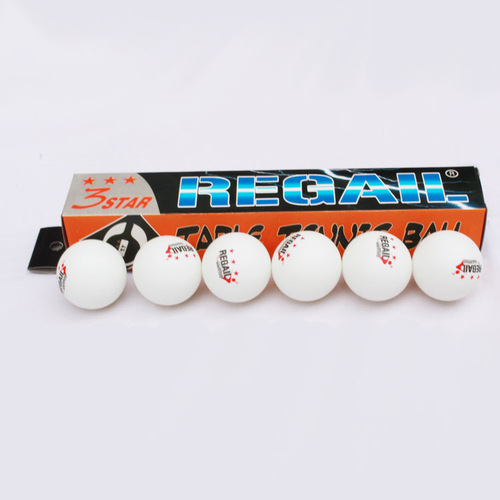 REGAIL table tennis wholesale boxed student training table tennis 6-pack international standard training balls