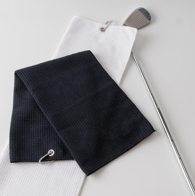 Manufacturer Supplies Fiber Waffle Sports Printed Towel Logo 70% off Golf Towel