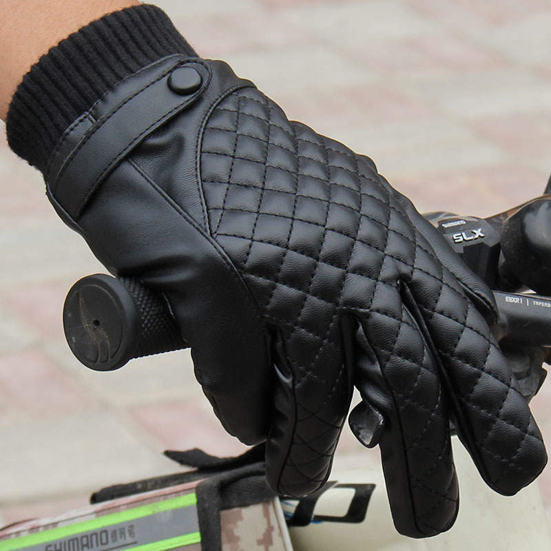 PU Leather Gloves Image 2