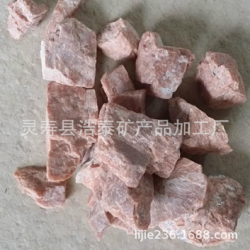 供应钾长石粉   煅烧脱水长石焊条用粉色钾长石颗粒40-80目