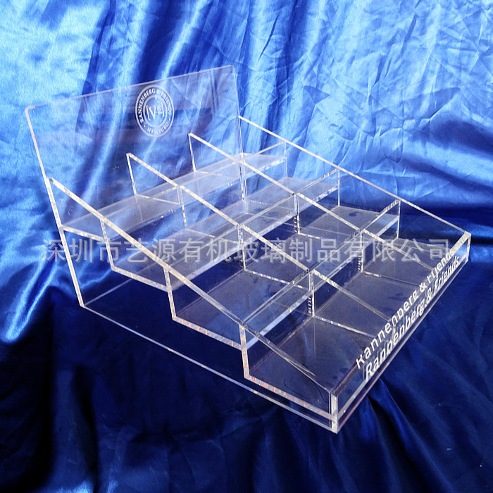 厂家 生产加工大小尺寸亚克力化妆品展示架 压克力化妆品陈列架