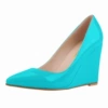 046-1 blue patent leather