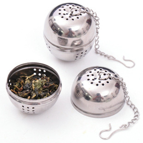 Home stainless steel tea ball, hanging tea filter, creative tea drain, hot pot seasoning ball tea maker
